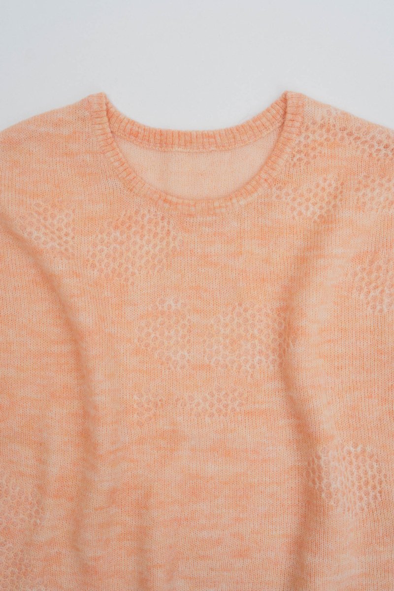 2way half sleeve knit/2color - KNUTH MARF