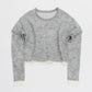 2way half sleeve knit/2color - KNUTH MARF