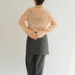 2way half sleeve knit/2color - KNUTH MARF