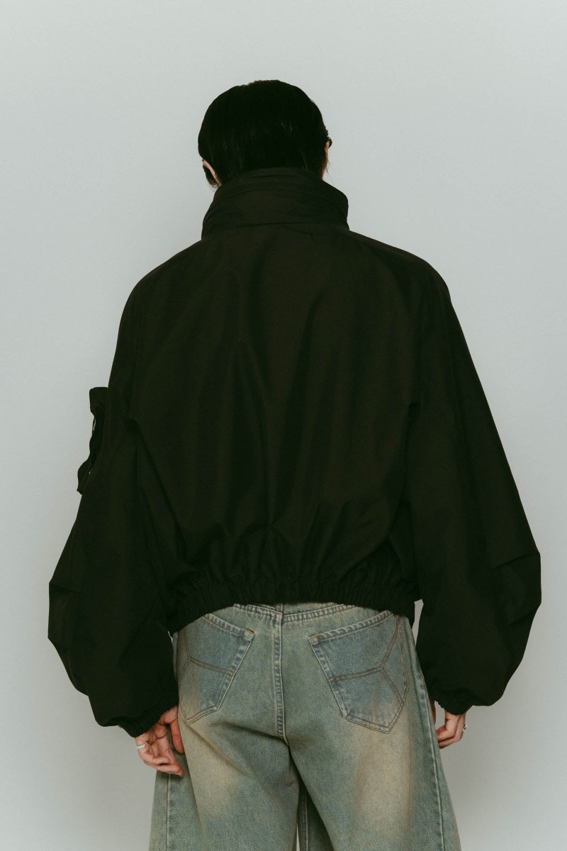 2way nylon blouson(unisex)/black - KNUTH MARF