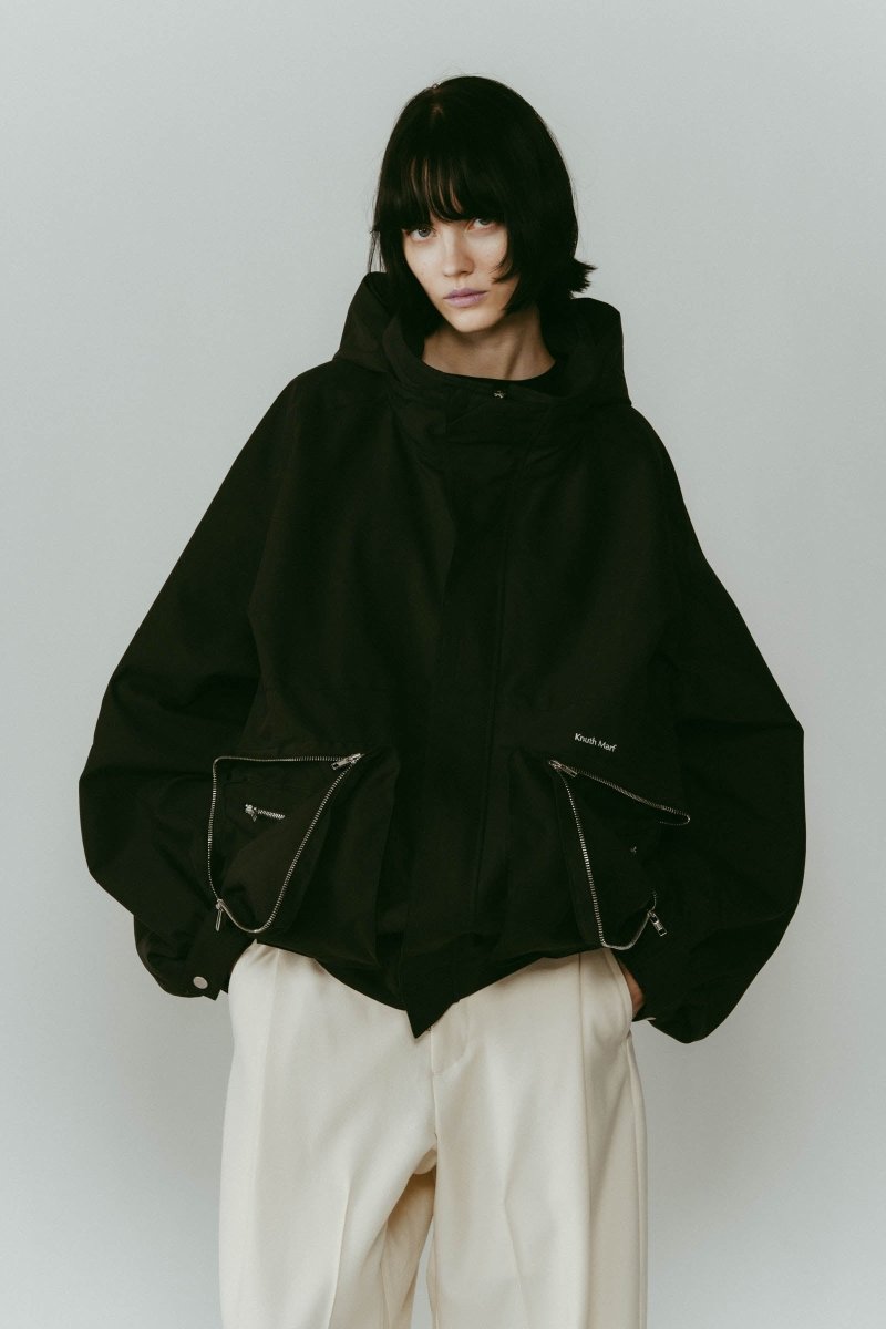 2way nylon blouson(unisex)/black - KNUTH MARF