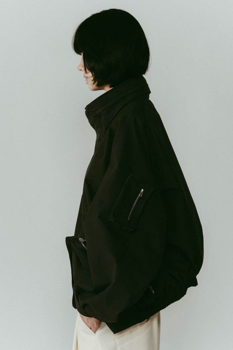 2way nylon blouson(unisex)/black - KNUTH MARF
