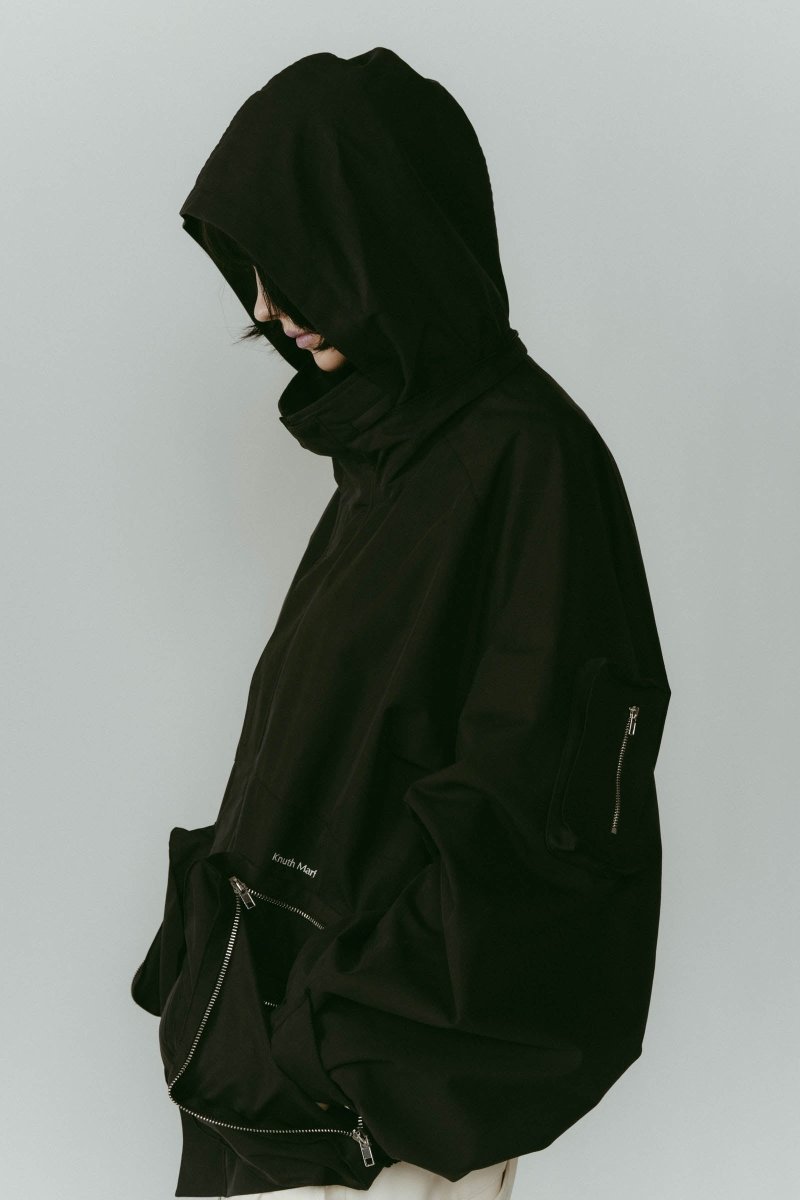2way nylon blouson(unisex)/black - KNUTH MARF