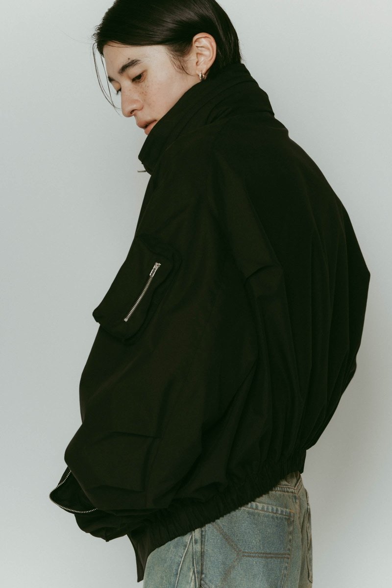 2way nylon blouson(unisex)/black - KNUTH MARF