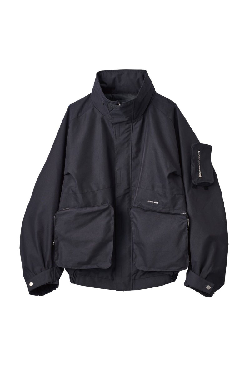 2way nylon blouson(unisex)/black - KNUTH MARF