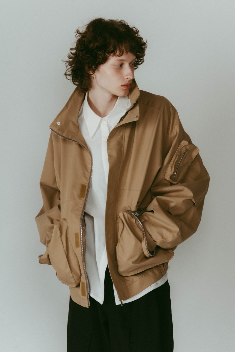 2way nylon blouson(unisex)/camel - KNUTH MARF