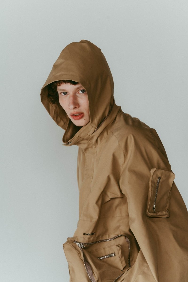 2way nylon blouson(unisex)/camel - KNUTH MARF