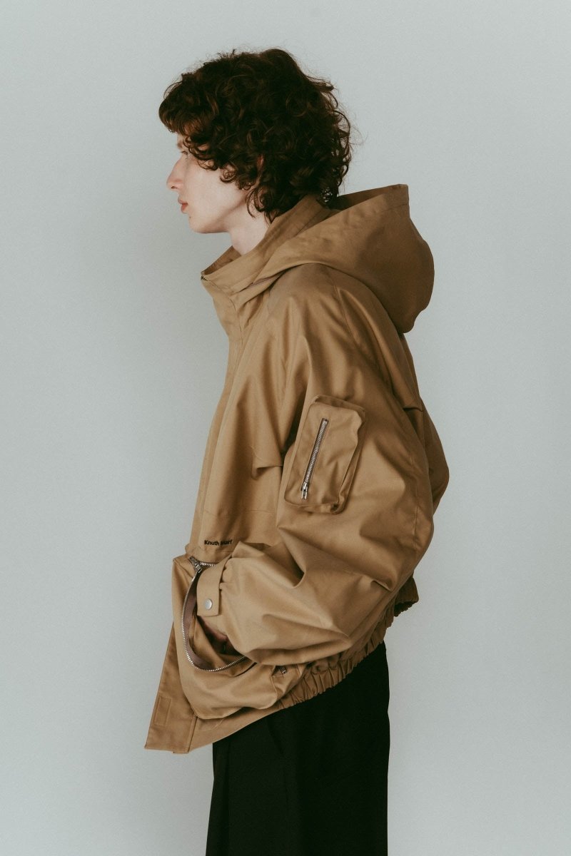 2way nylon blouson(unisex)/camel - KNUTH MARF