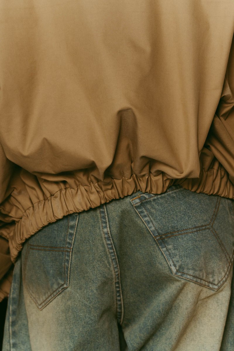 2way nylon blouson(unisex)/camel - KNUTH MARF