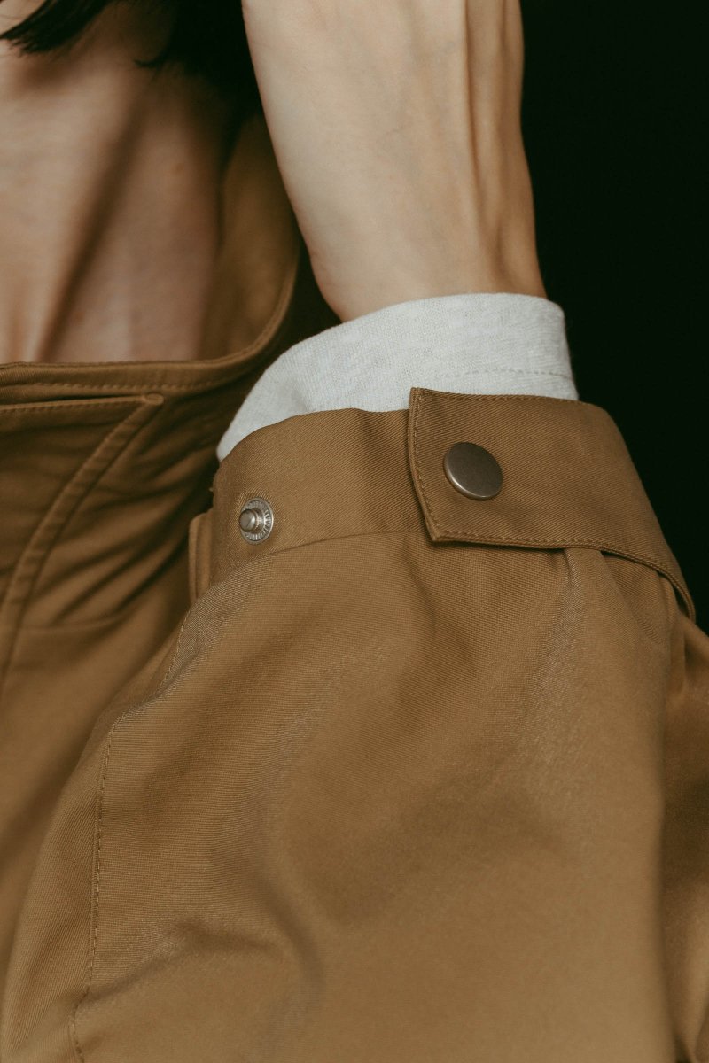 2way nylon blouson(unisex)/camel - KNUTH MARF