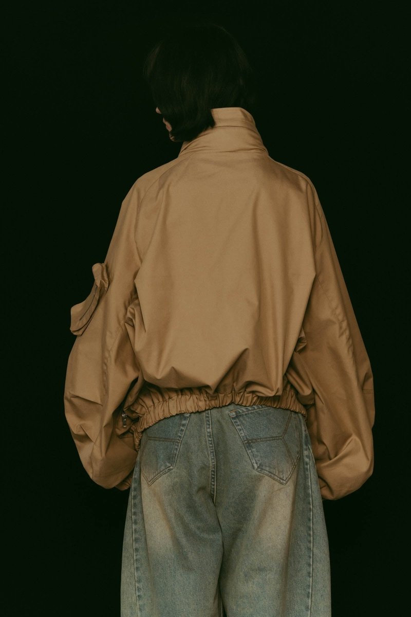 2way nylon blouson(unisex)/camel - KNUTH MARF
