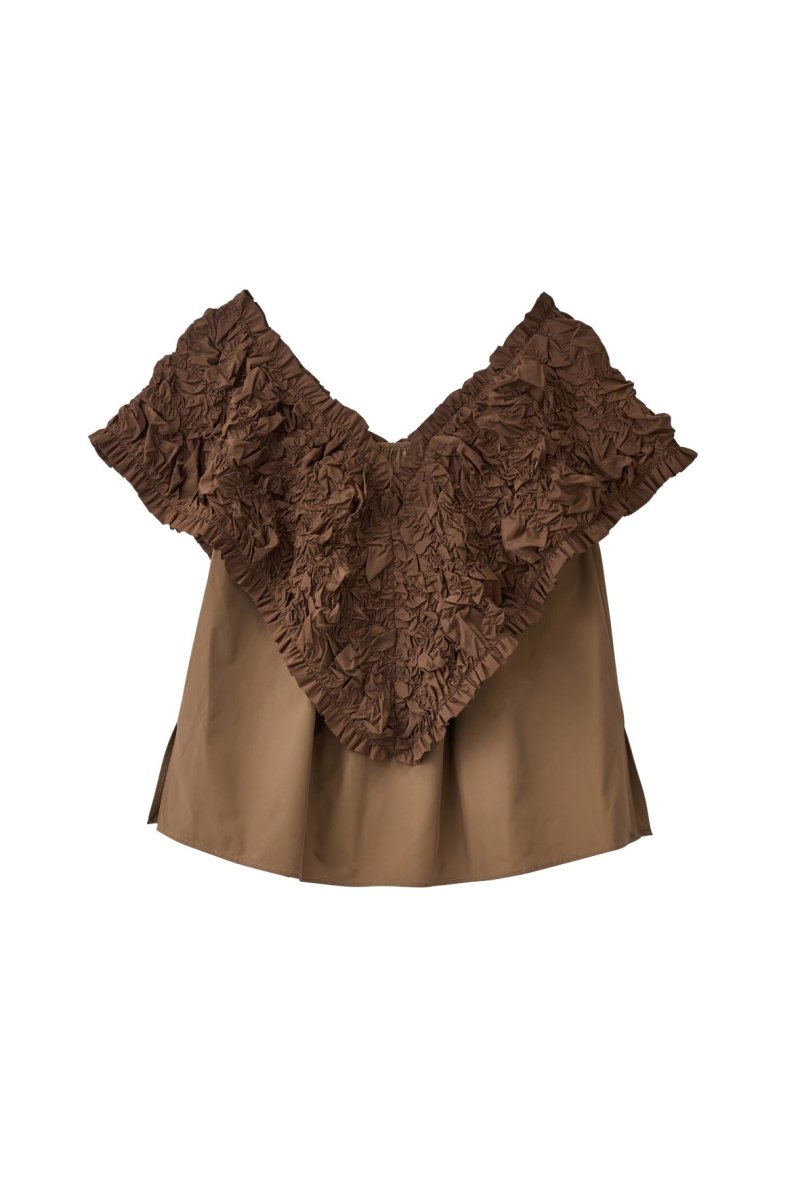 2way off shoulder blouse/3color - KNUTH MARF