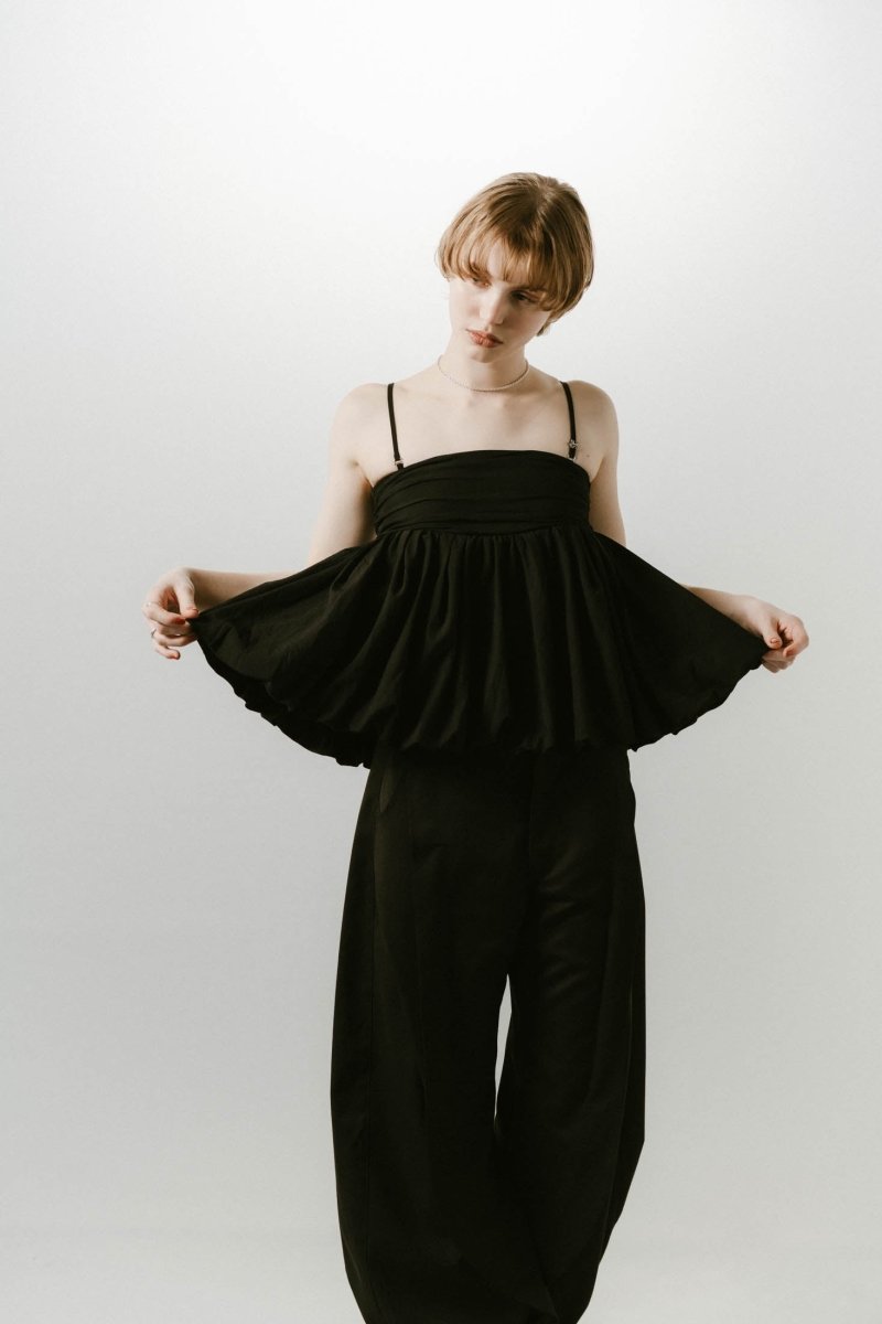 2way peplum tops/3color - KNUTH MARF