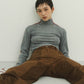 2way piping high neck knit/4color - KNUTH MARF