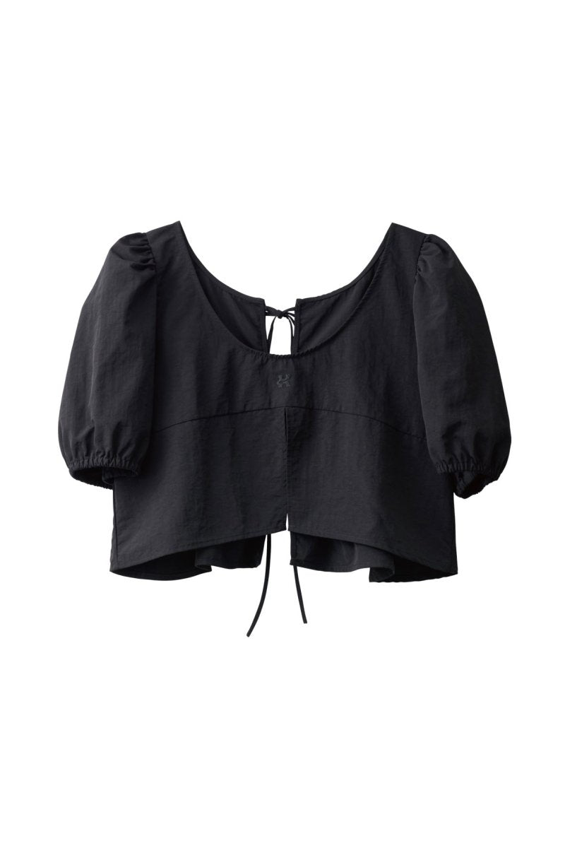 【やま】Knuth Marf 2way shirring blouse Knuth Marf - 2way ribbon lady blouse / リボン レディー