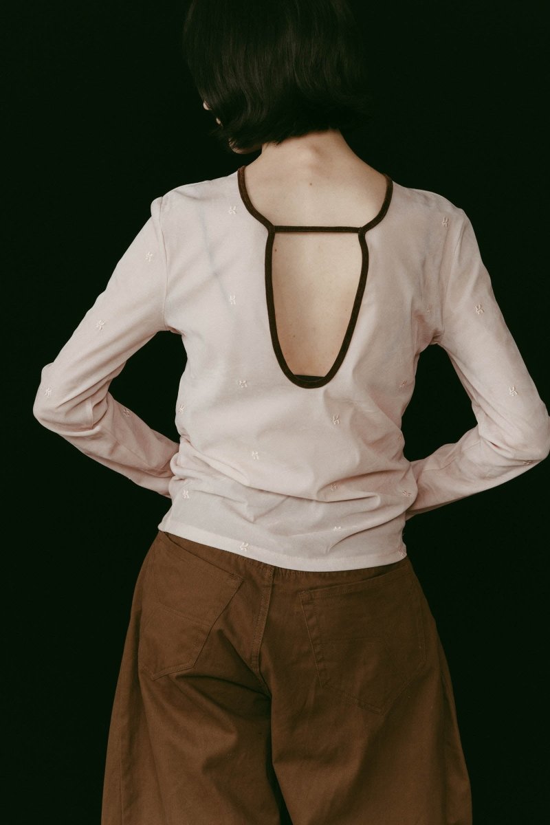 2way sheer velours tops/4color - KNUTH MARF