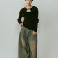 2way sheer velours tops/4color - KNUTH MARF