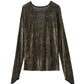 2way sheer velours tops/4color - KNUTH MARF