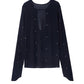 2way sheer velours tops/4color - KNUTH MARF