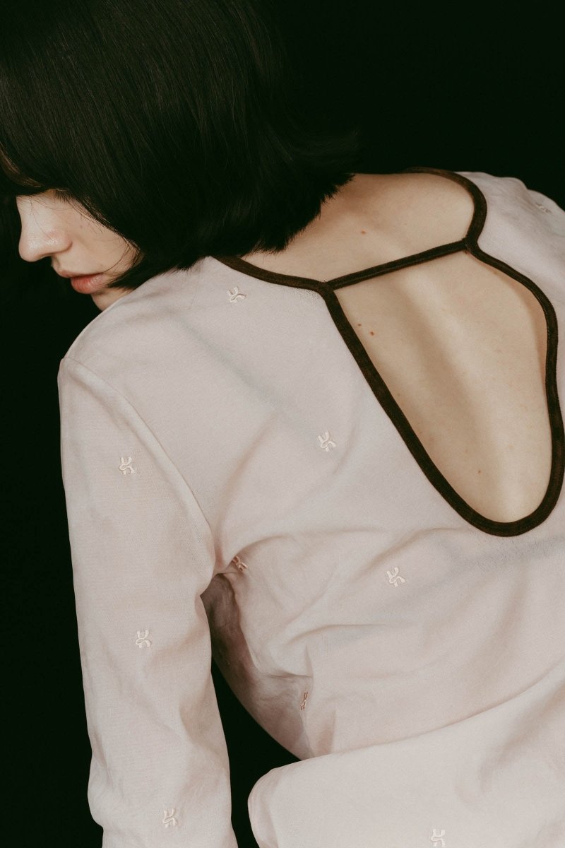 2way sheer velours tops/4color - KNUTH MARF