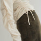 2way shirring blouse/2color - KNUTH MARF