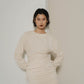 2way shirring blouse/2color - KNUTH MARF