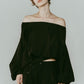 4way design blouse/black - KNUTH MARF