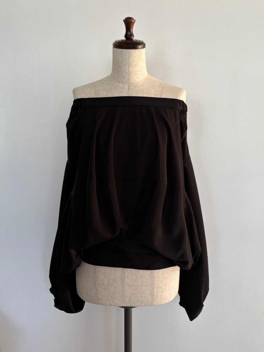 4way design blouse/black - KNUTH MARF