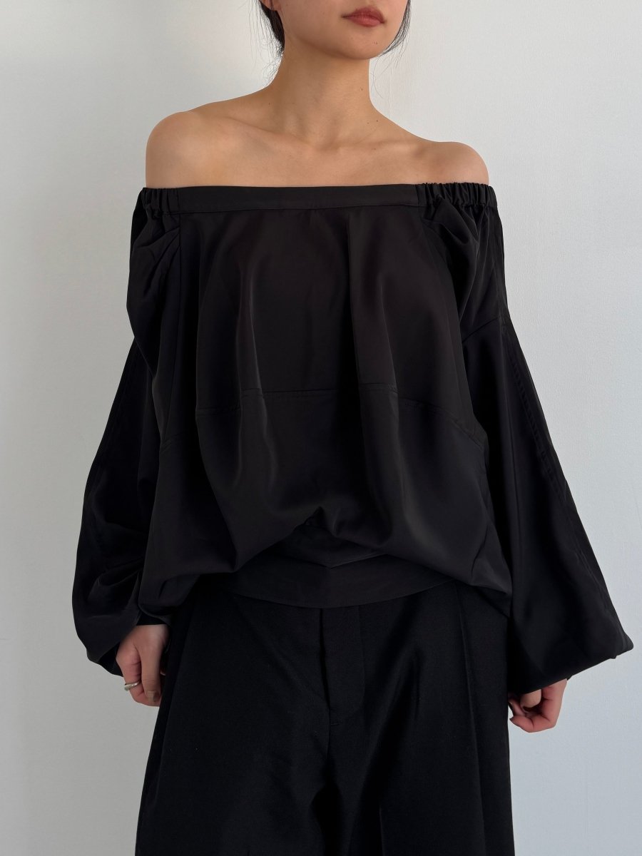 4way design blouse/black - KNUTH MARF