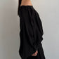 4way design blouse/black - KNUTH MARF