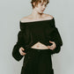 4way design blouse/black - KNUTH MARF
