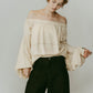 4way design blouse/ivory - KNUTH MARF