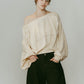 4way design blouse/ivory - KNUTH MARF