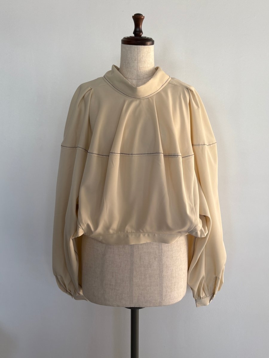 4way design blouse/ivory - KNUTH MARF