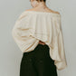 4way design blouse/ivory - KNUTH MARF