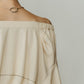 4way design blouse/ivory - KNUTH MARF