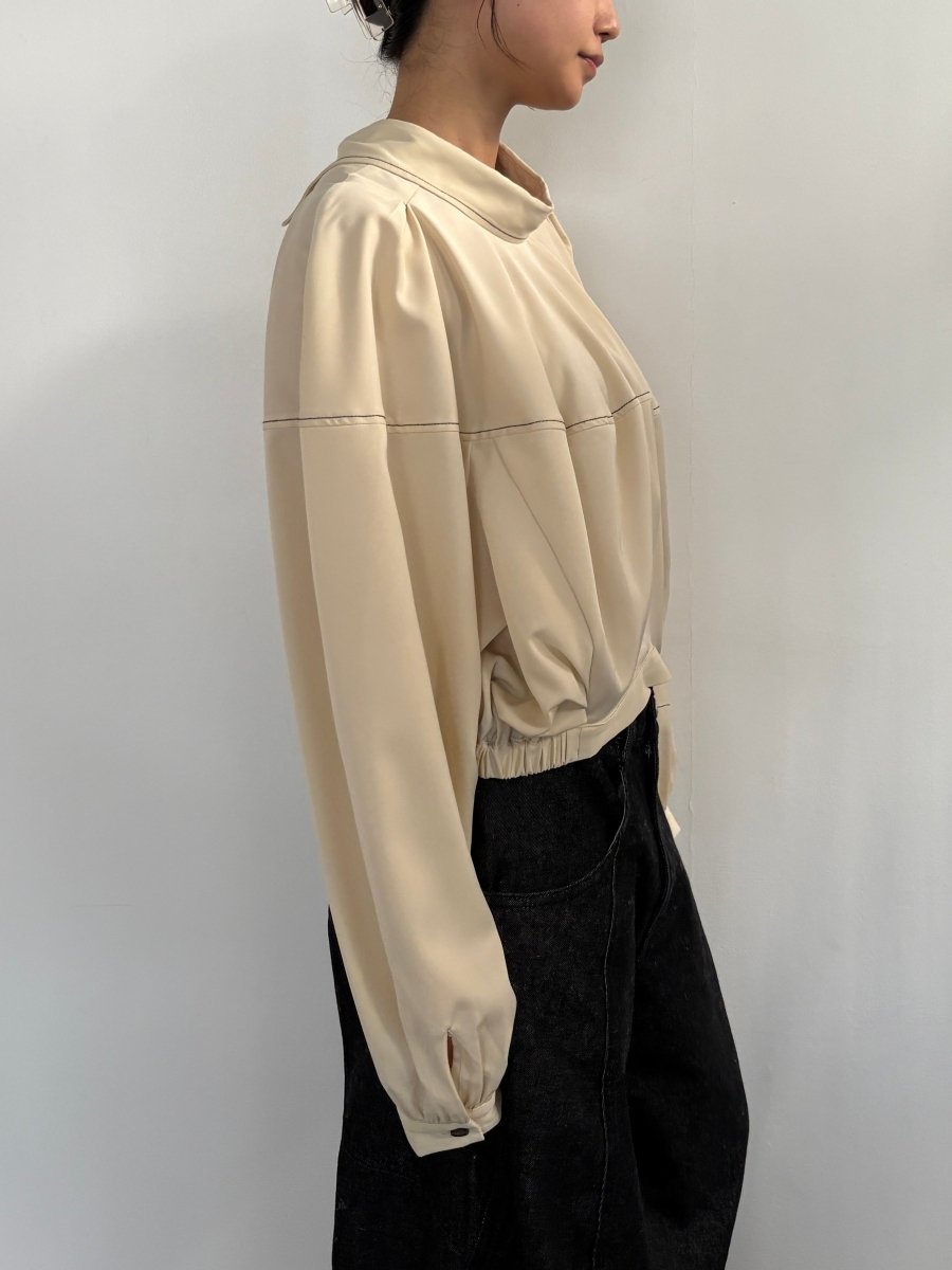 4way design blouse/ivory - KNUTH MARF