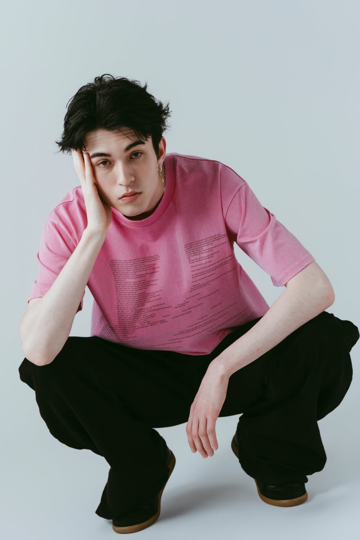 K error design T shirt(unisex)/pink
