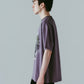 rhinestone graphic tee(unisex)/purple