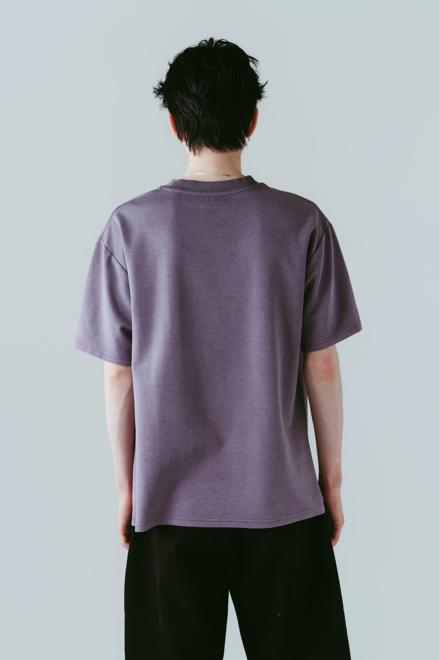 rhinestone graphic tee(unisex)/purple
