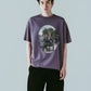 rhinestone graphic tee(unisex)/purple