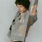K design knit pullover(unisex/gray