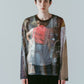 oji sheer long-sleeve tee(unisex)/oji