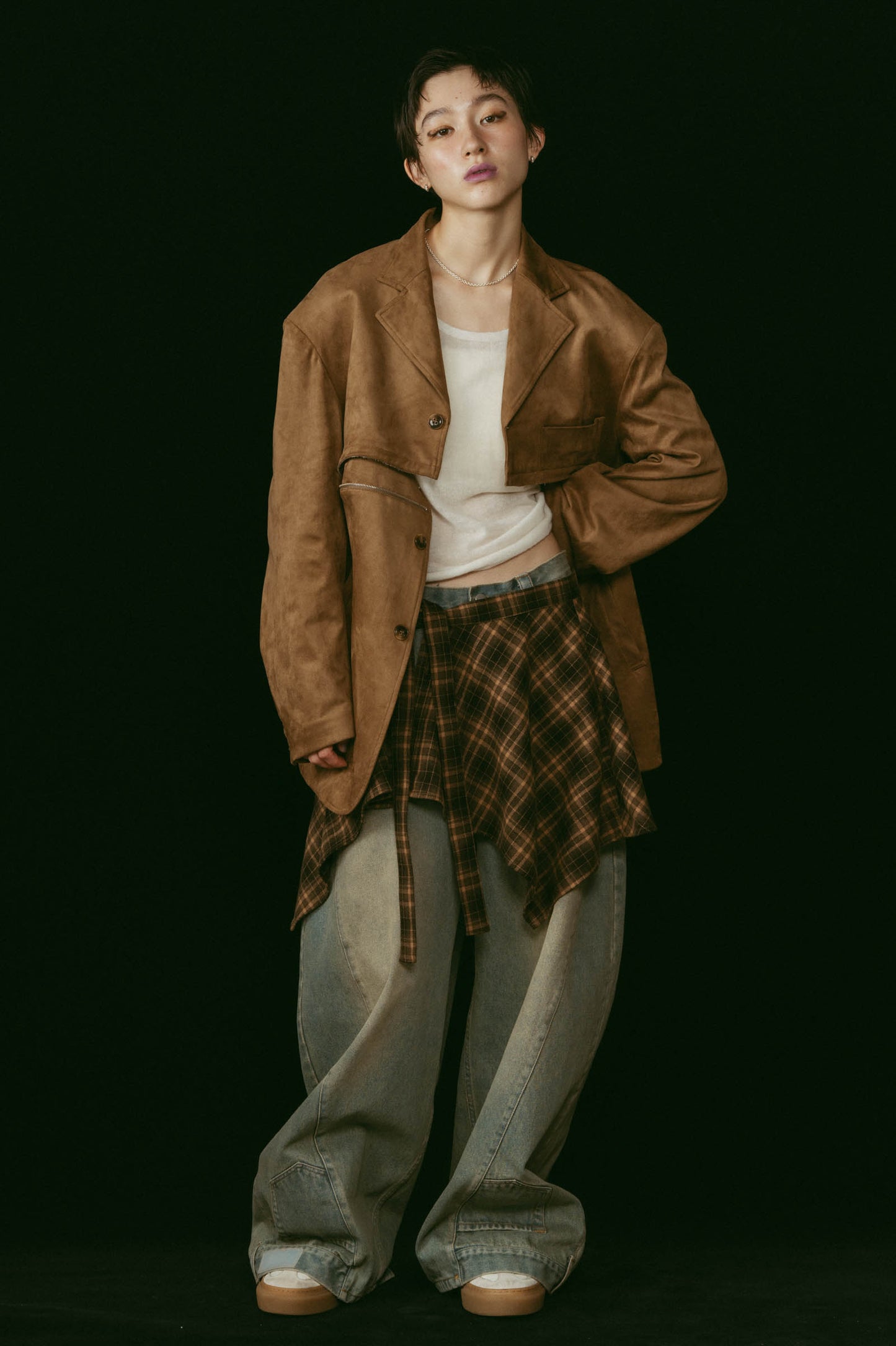 custom dad jacket (unisex)/camel