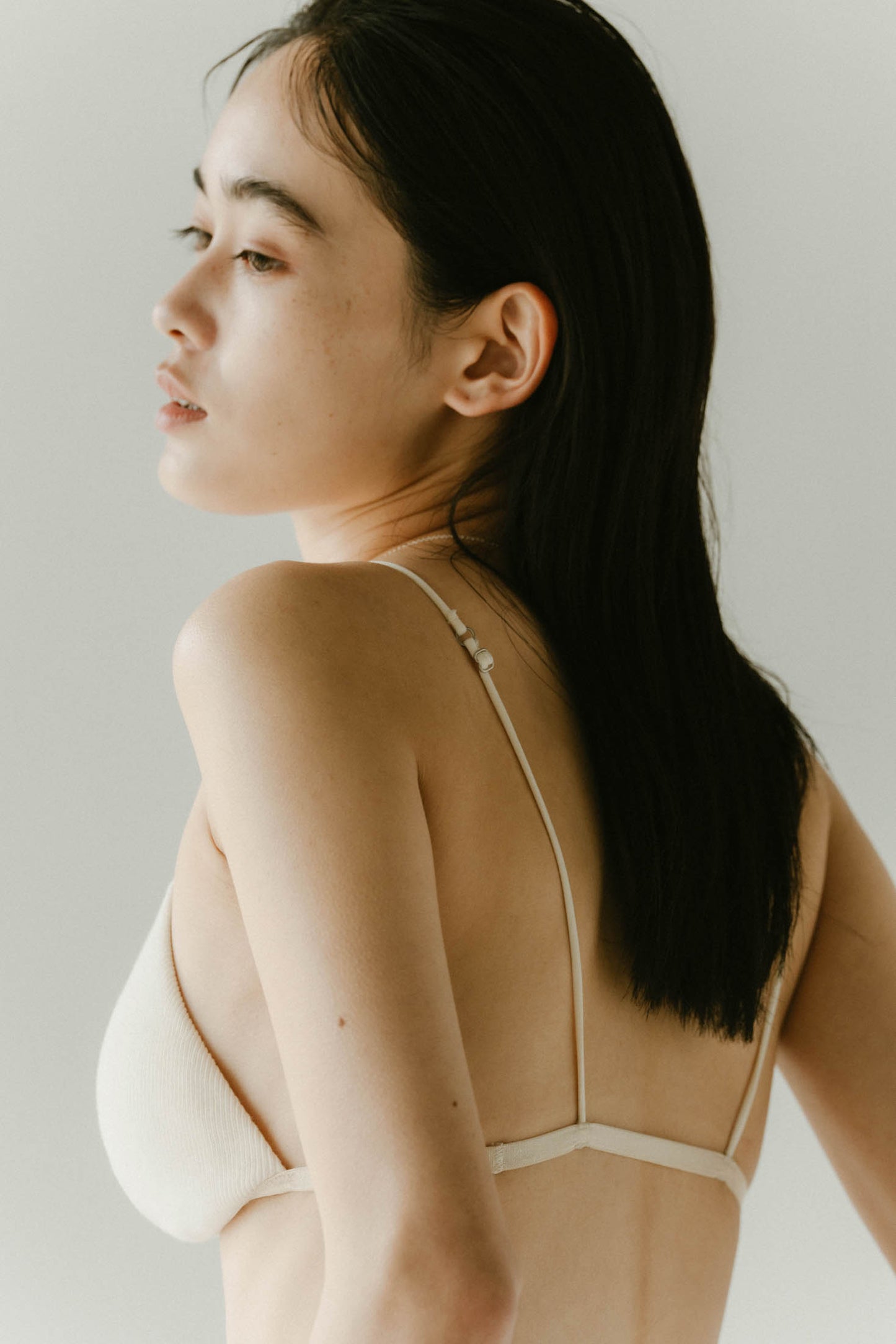 knit triangle bra/3color