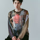 oji sheer long-sleeve tee(unisex)/oji