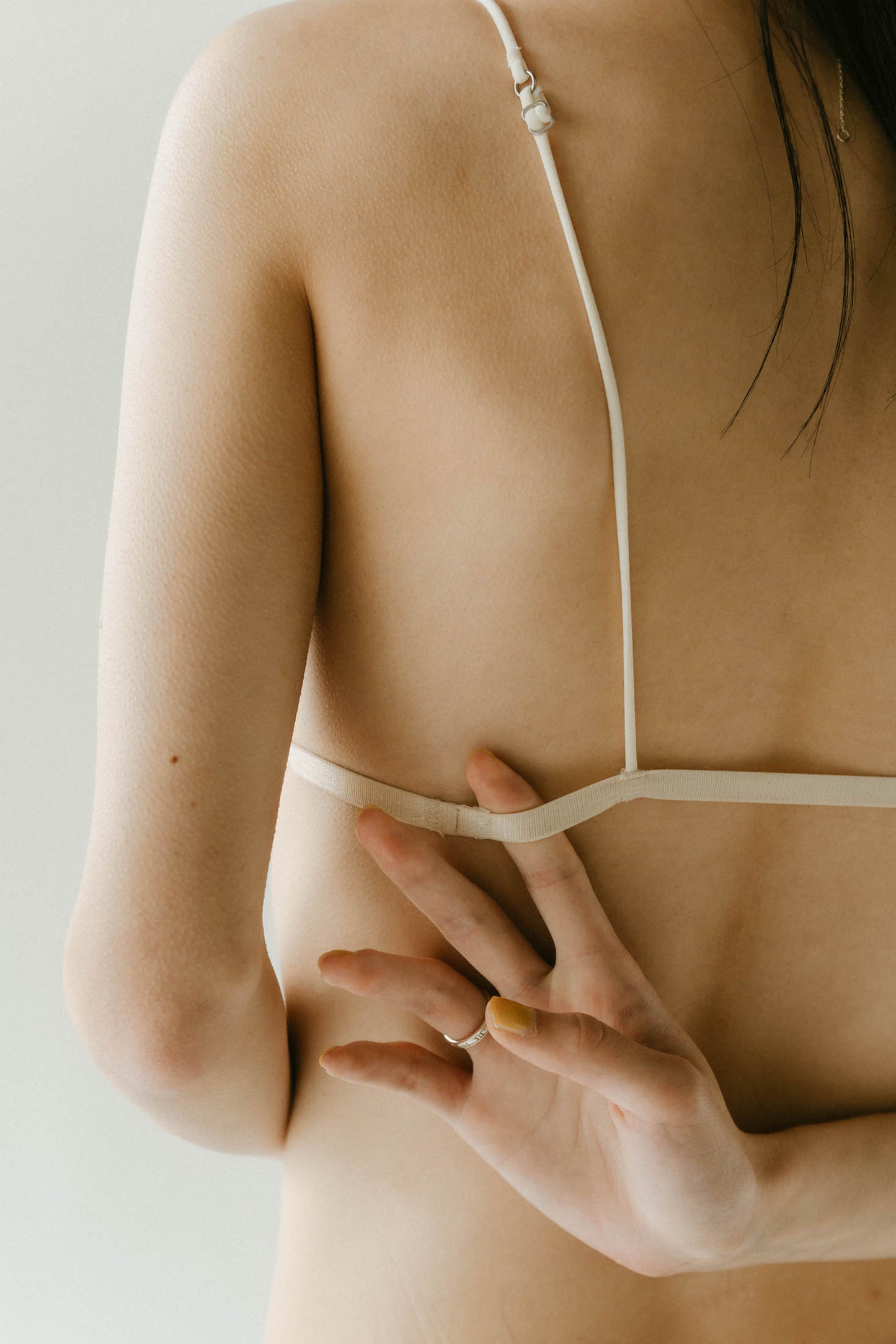 knit triangle bra/3color