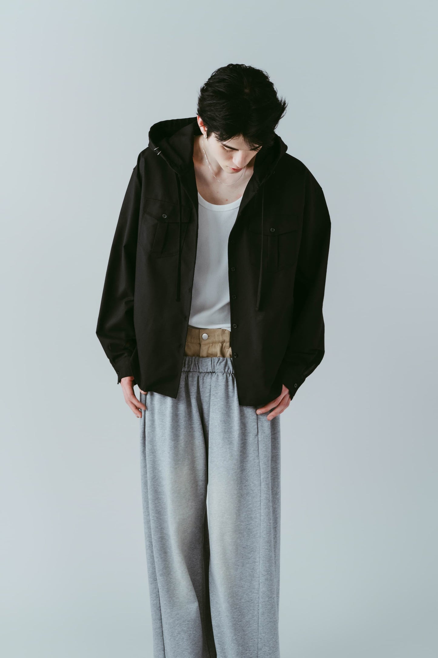 UV protection hoodie(unisex)/black