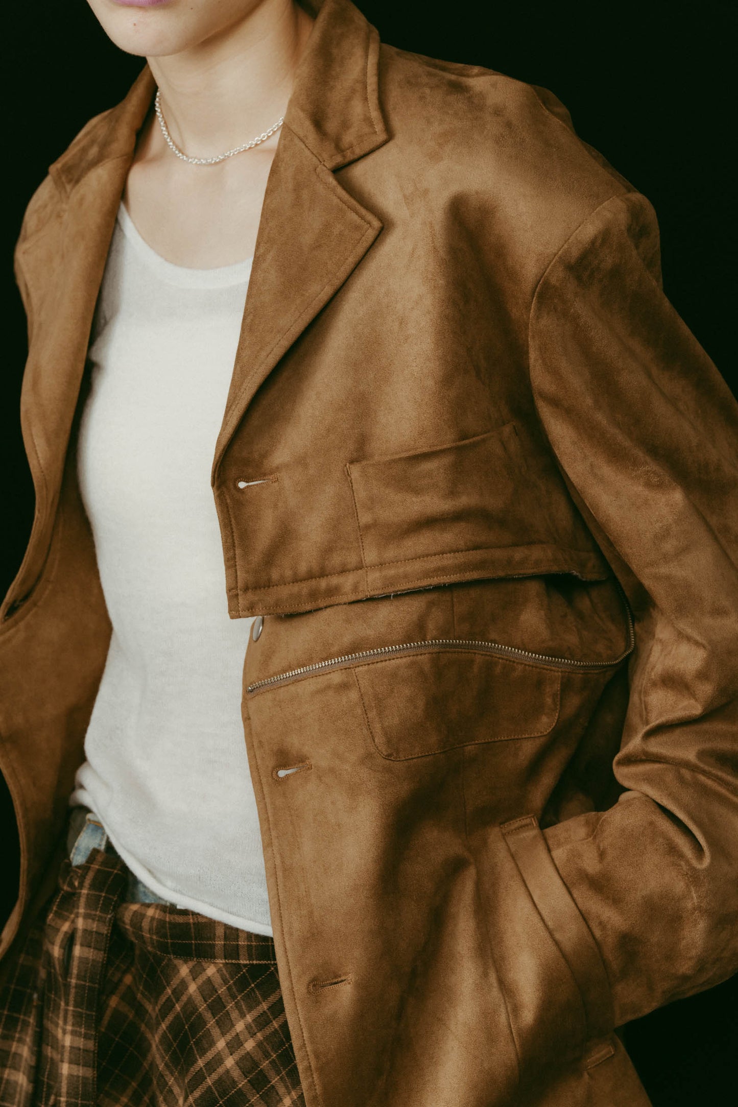 custom dad jacket (unisex)/camel