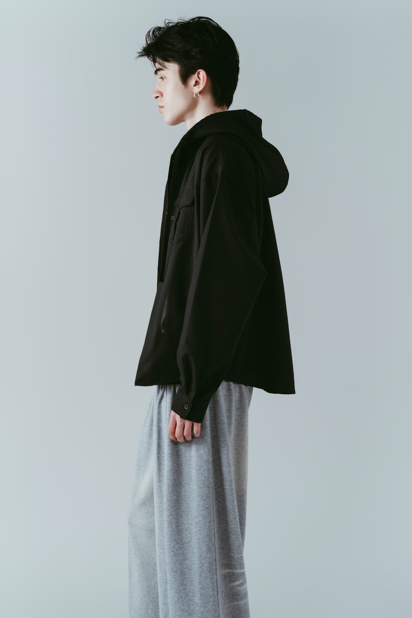 UV protection hoodie(unisex)/black